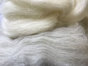 画像2: ブレンド素材「ケンプ　ホワイト」白髪混 (2)