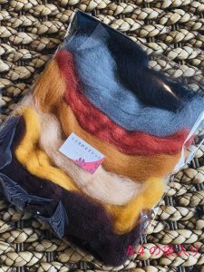 画像3: NEW! NZ染色羊毛セット「アニマル」 (3)